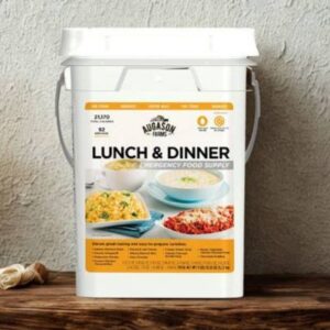 Augason Farms Lunch and Dinner Variety Pail Emergency Food Supply 4-Gallon Pail