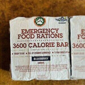Emergency Food Rations 3600 Calorie Bar (Vanilla Poundcake) - 3 Day, 72 Hour Ready To Eat Supply For Disaster